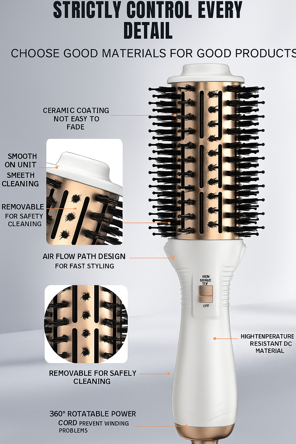 Ionic Hair Dryer Brush