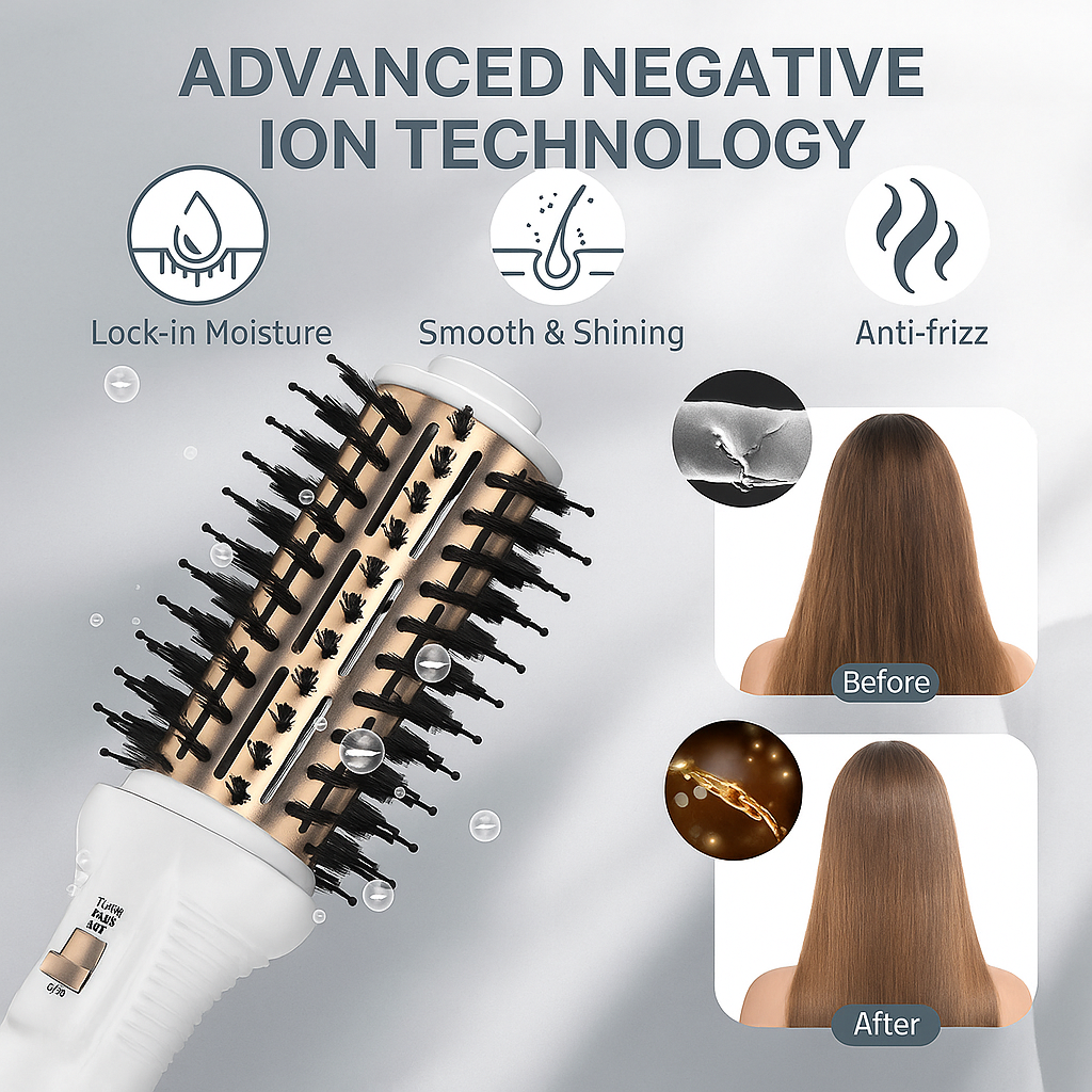 Ionic Hair Dryer Brush