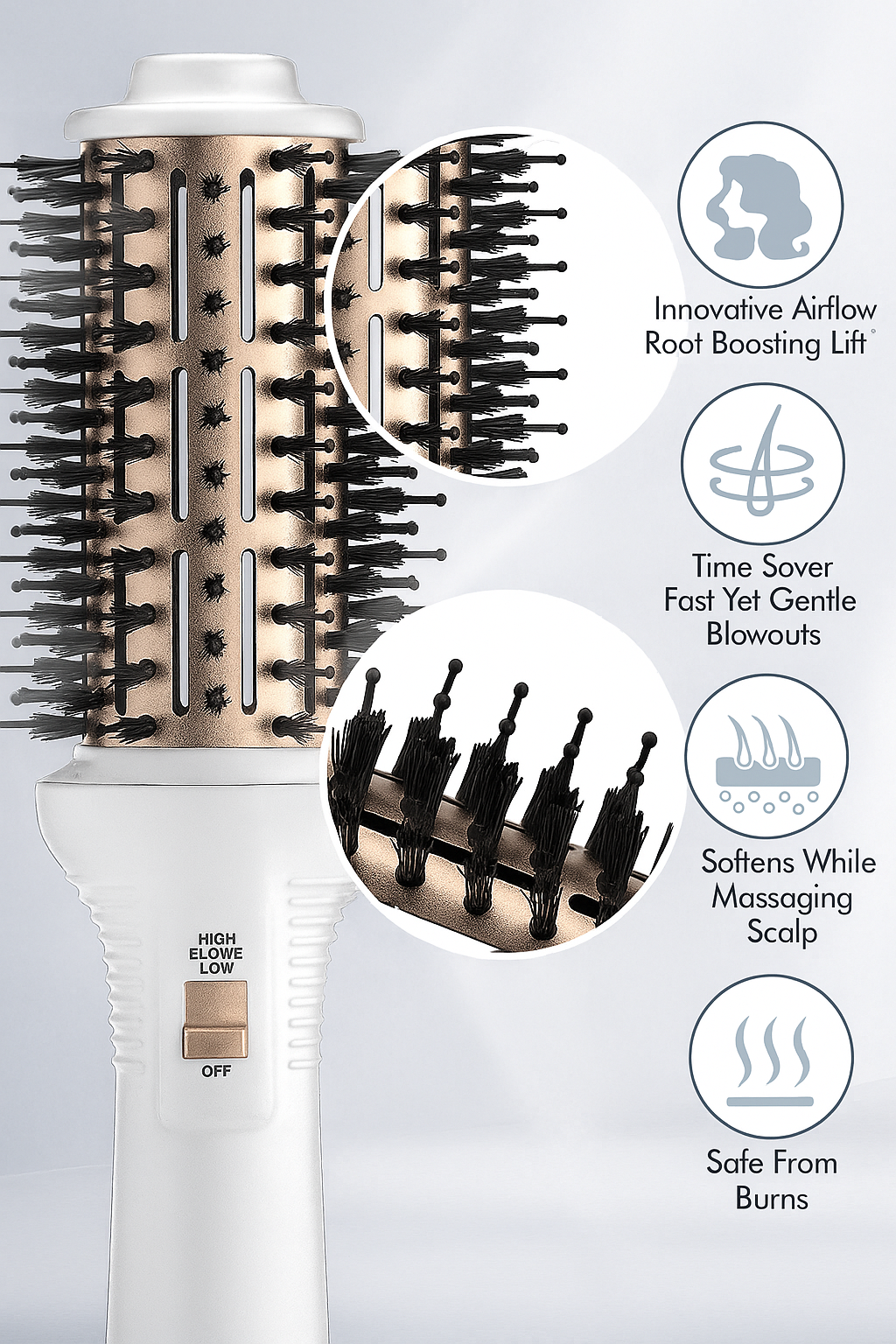 Ionic Hair Dryer Brush
