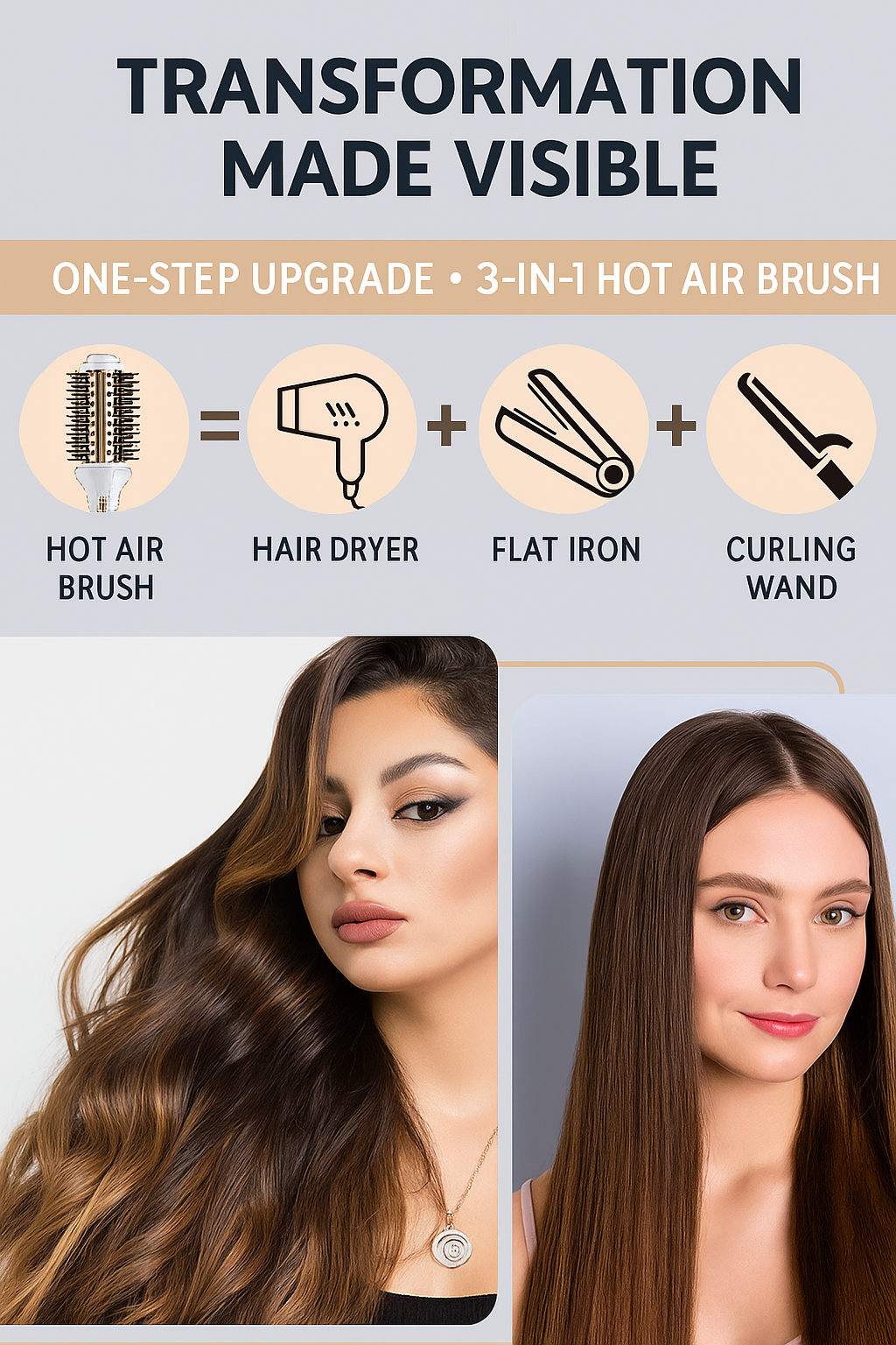 Ionic Hair Dryer Brush