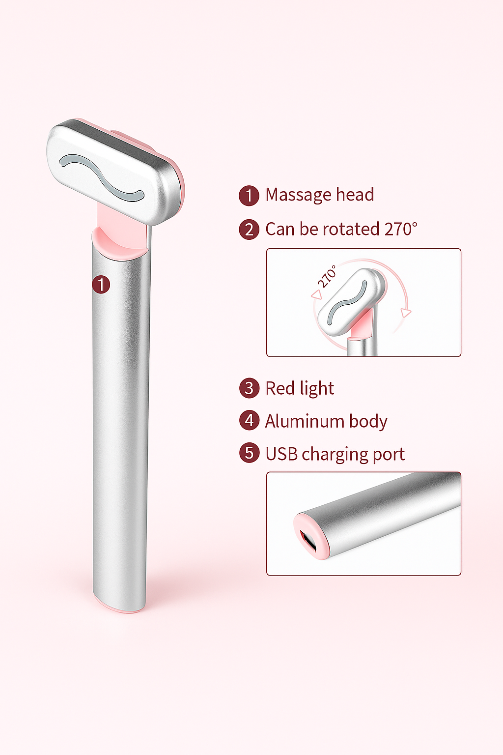 EMS & LED Eye Beauty Wand