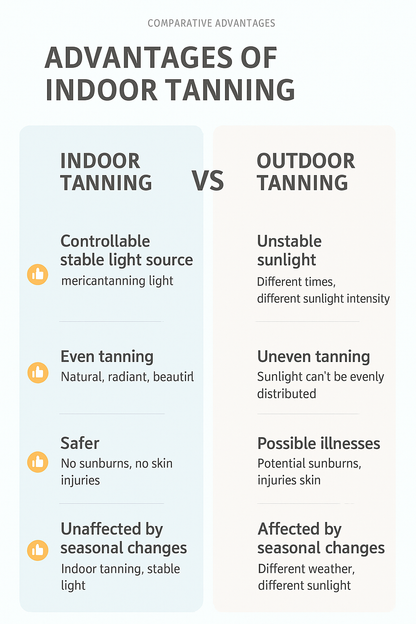 Blue Light Tanning Panel
